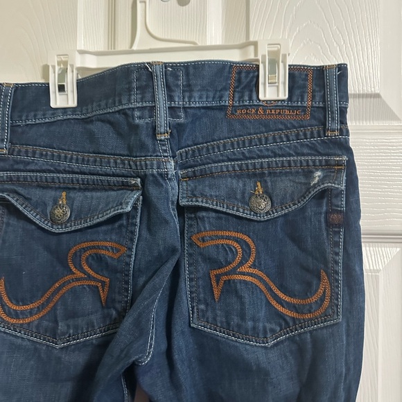 Rock & Republic Jeans Men's SZ 29 X 30 Denim Distressed - Picture 5 of 5